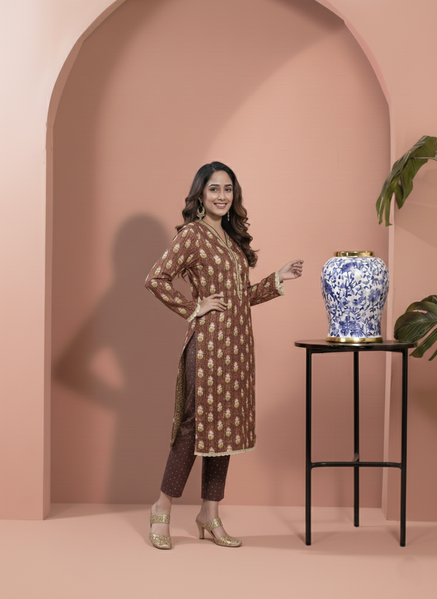 Printed 3 Pieces Khaddar