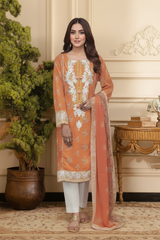 Embroidery 3 Pieces Lawn