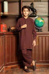 Rain Bow- Boy White Kameez Shalwar