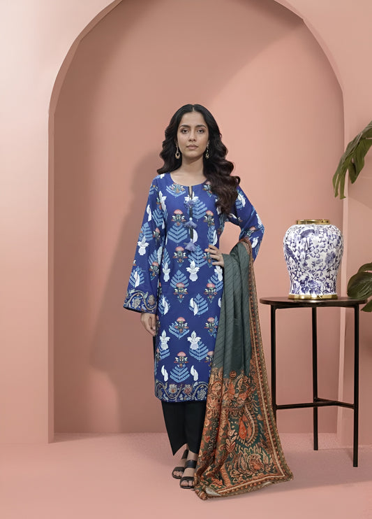 Printed 3 Pieces Khaddar