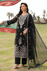 WFCU-04 Formal Embroidery Chiffon Unstitched 3-PCS