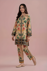 WPLU-06 Printed lawn 2-Pcs Unstitched
