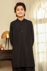 Gentle Men- Boy Black Kameez Shalwar