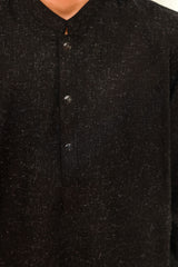 Gentle Men- Boy Black Kameez Shalwar