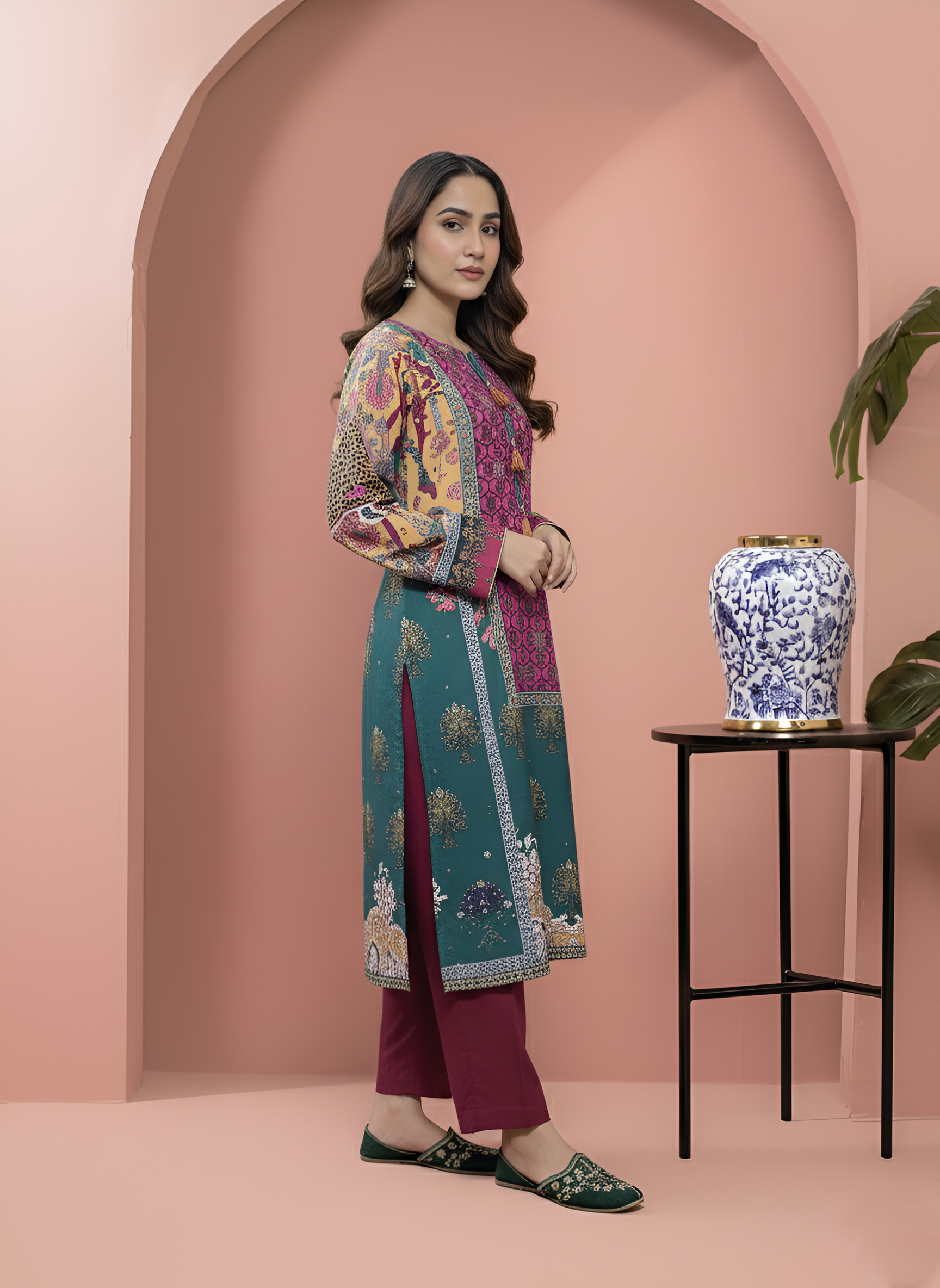 Printed 3 Pieces Khaddar