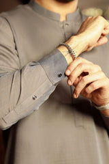 Vintage-Grey Kameez Shalwar