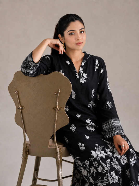 Basic Printed Lawn 3-Pieces Stitched