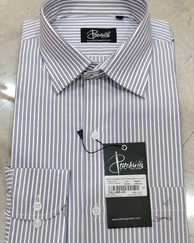 Men Formal Shirt Stripe