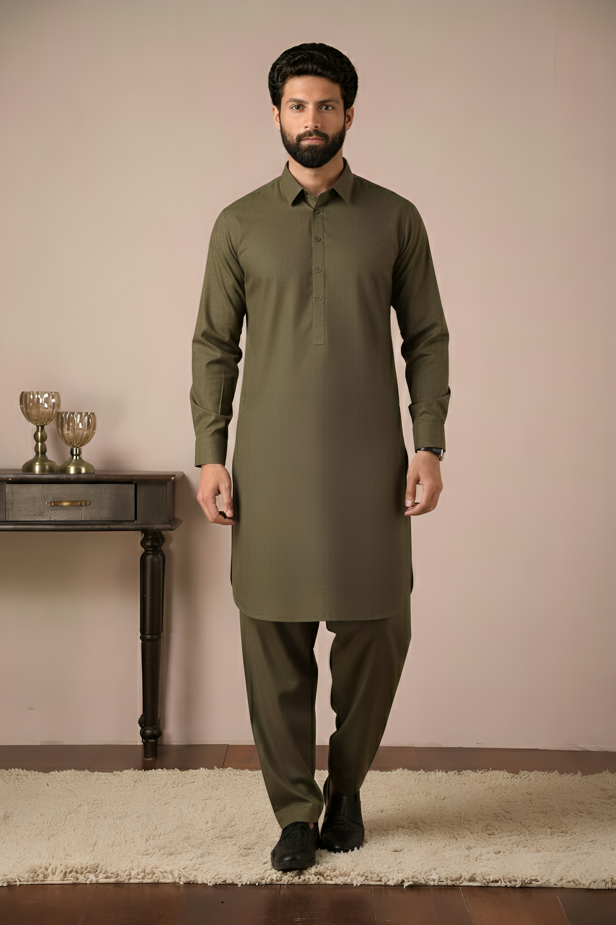 Gold Medal Style- Sandy Kameez Shalwar