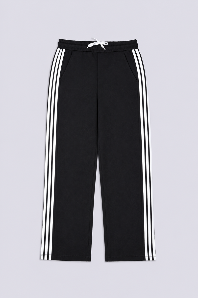 SIDE STRIPE RELAXED FIT TROUSERS