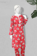 2 Pcs Printed Suit