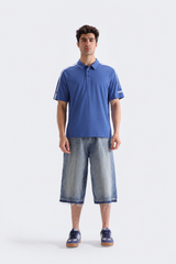 Men’s Performance Stripe T-Shirt - Blue