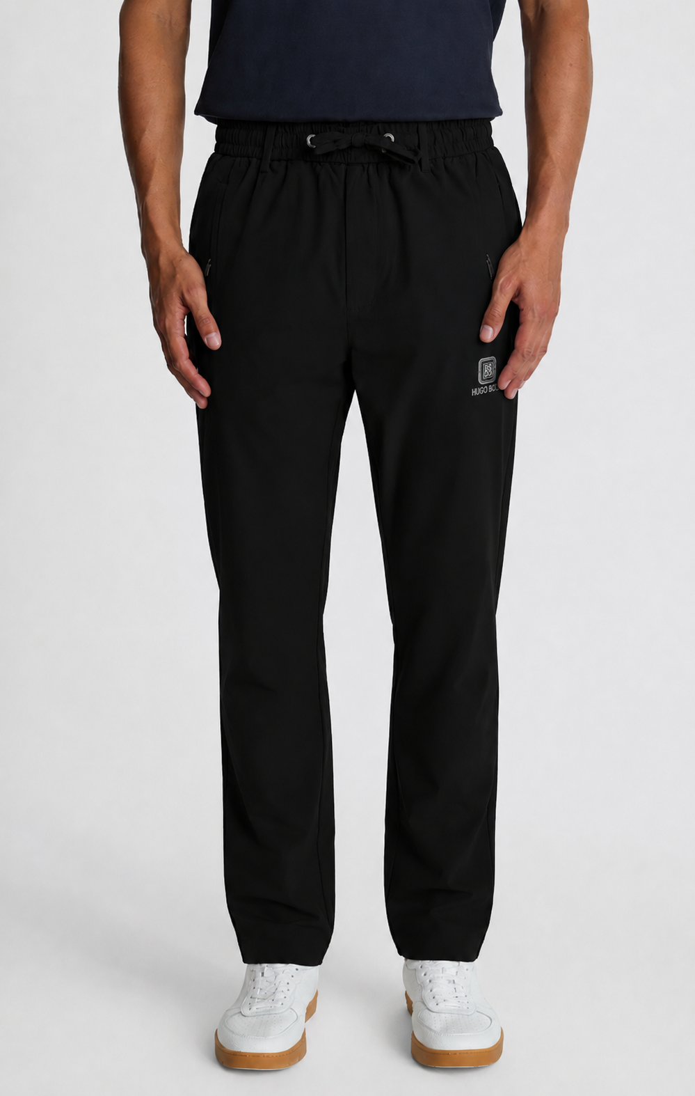 RELAXED FIT STRAIGHT TROUSERS