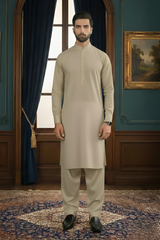 Inspiration- L Brown Kameez Shalwar