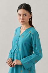Light Green Printed Lawn 3PC Stitched Suit with