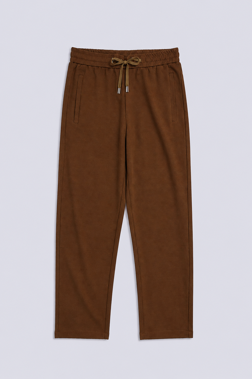 STRAIGHT FIT ZIPPED TROUSERS