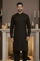 Vintage-Charcoal Kameez Shalwar
