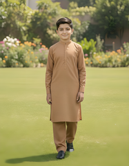 Comfort - Boy Brown Kameez Shalwar
