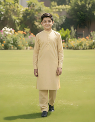Comfort - Boy Light Mustard Kameez Shalwar