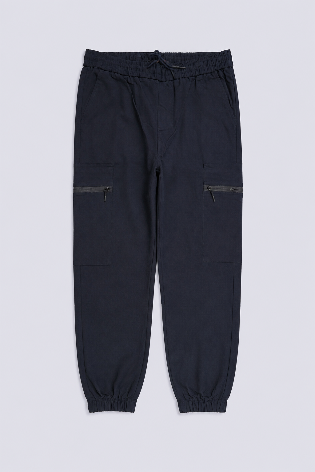 ZIPPED CARGO JOGGER TROUSERS