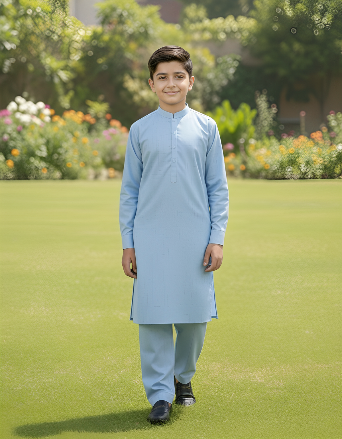Comfort - Boy Sky Blue Kameez Shalwar