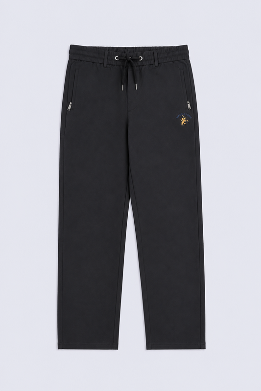 ZIPPED STRAIGHT FIT PERFORMANCE TROUSERS
