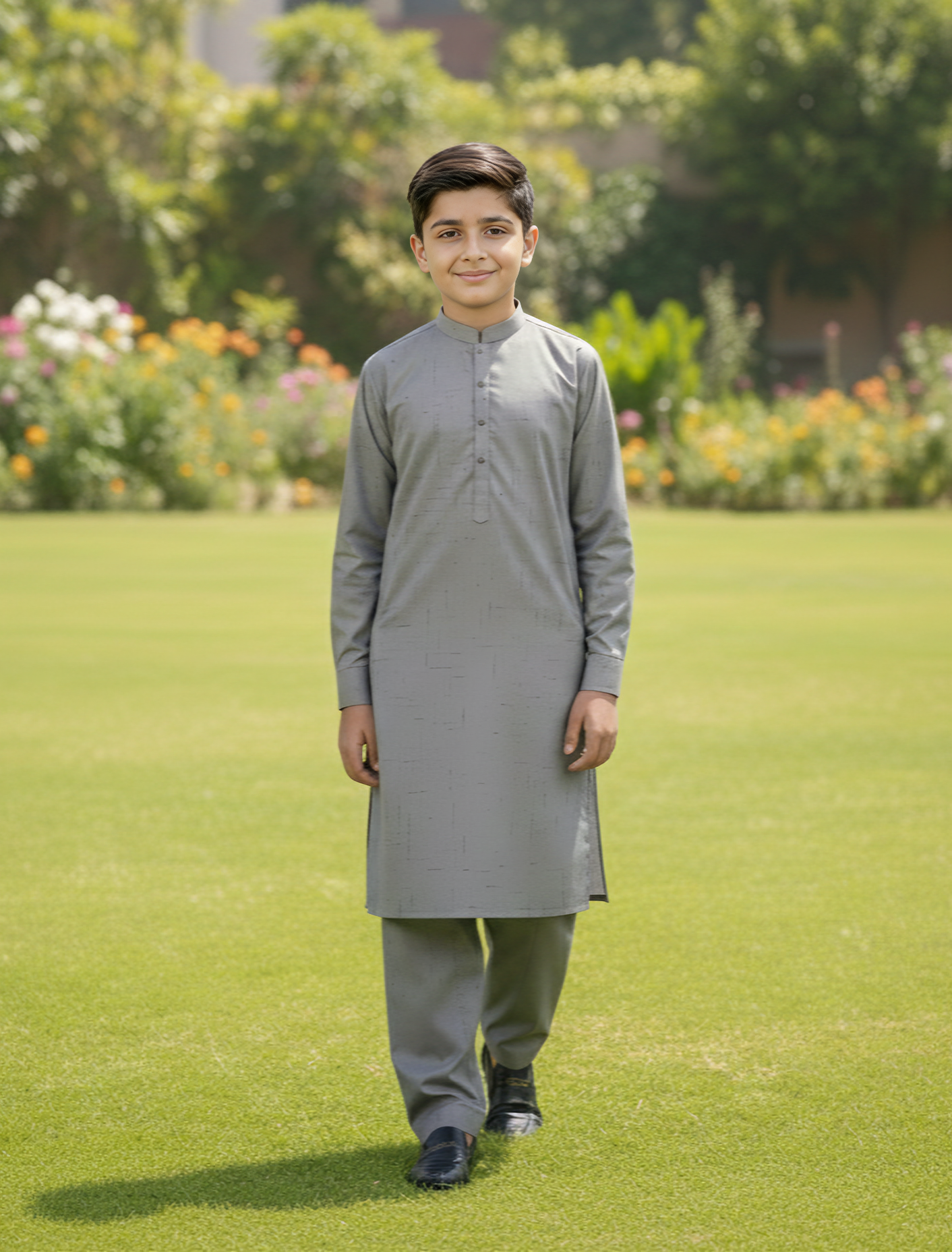 Comfort - Boy Ash Grey Kameez Shalwar