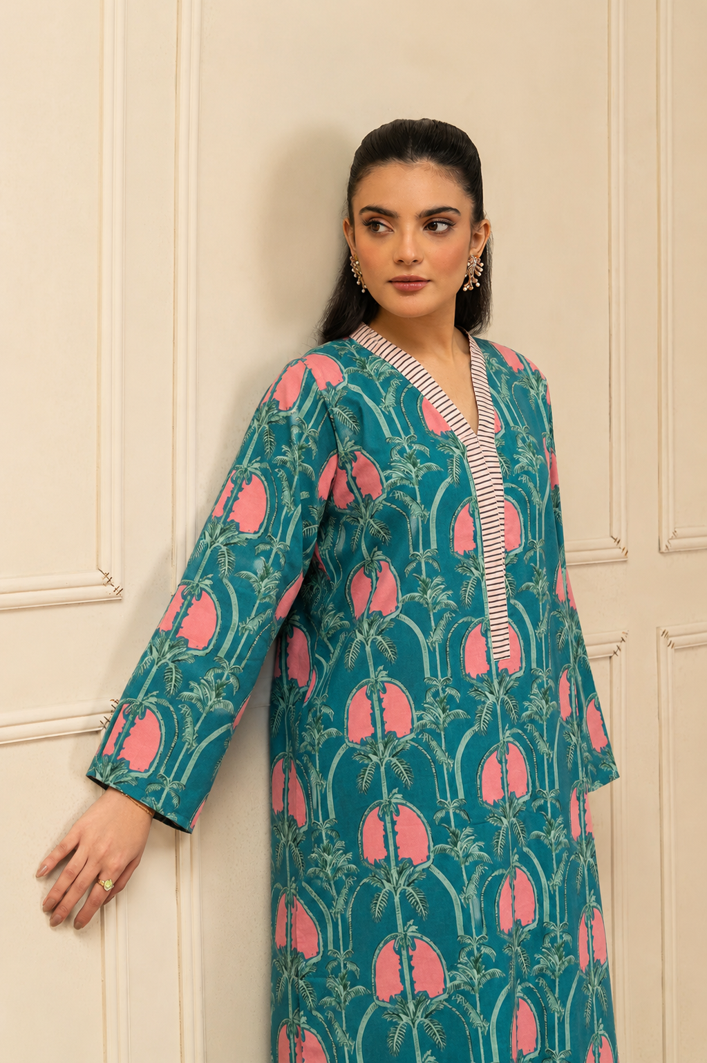 Basic Printed Lawn 3-Pieces Stitched