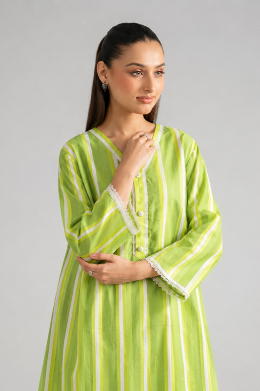 Basic Printed Lawn 3-Pieces Stitched
