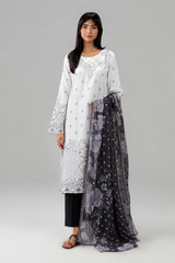 Basic Printed Lawn 3-Pieces Stitched
