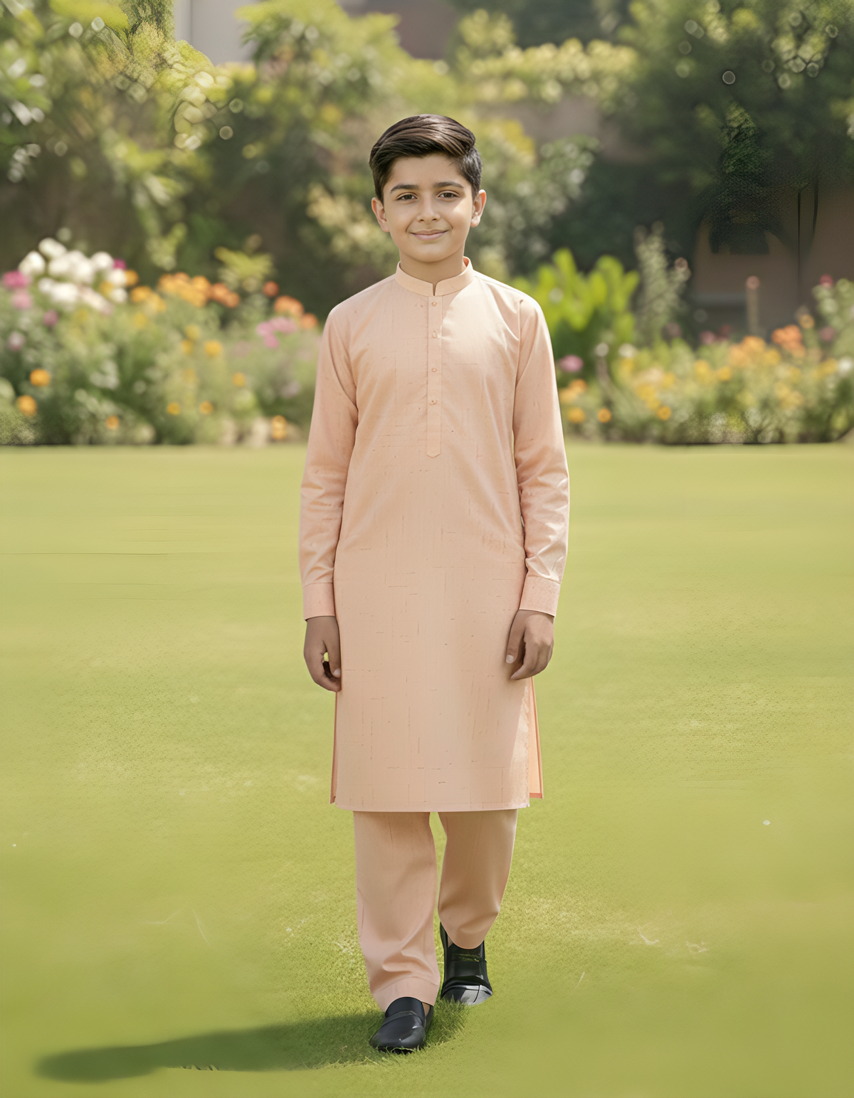 Comfort - Boy Peach Kameez Shalwar