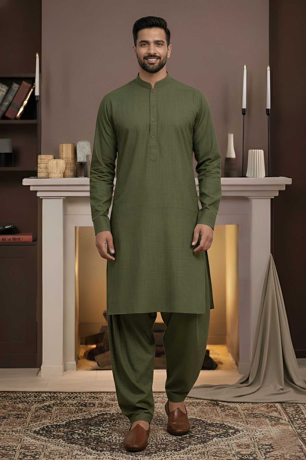Vintage-Sandy Kameez Shalwar