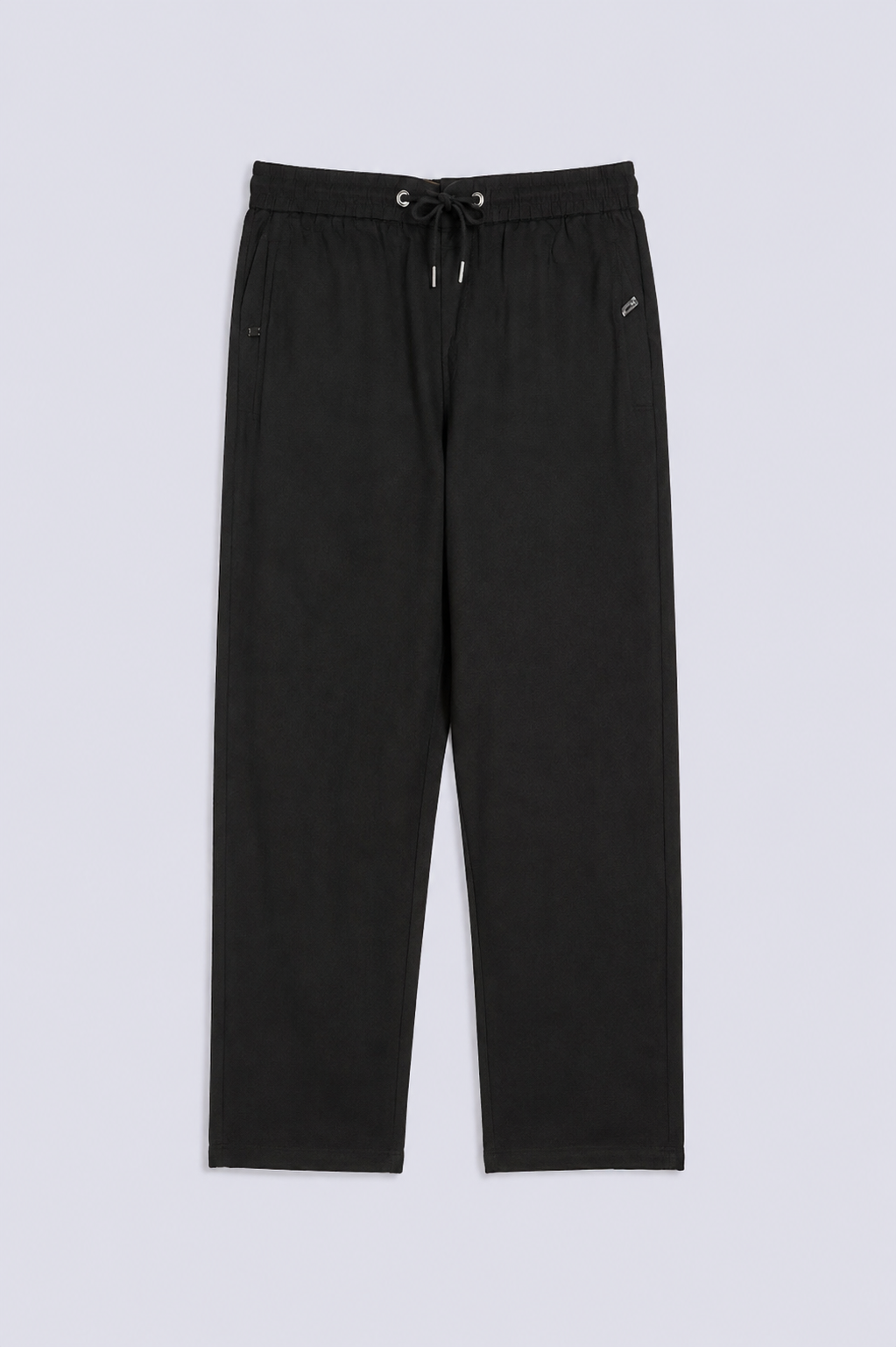 RELAXED FIT STRAIGHT TROUSERS