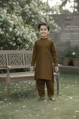 Sugarcan- Boy Brown Kameez Shalwar