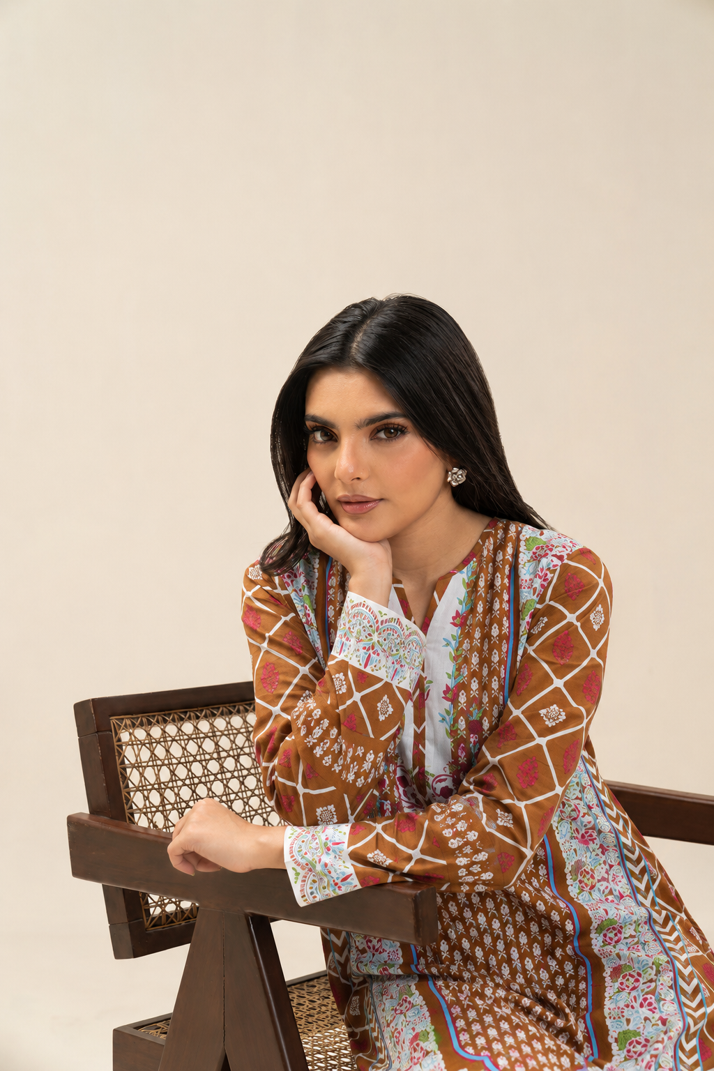 Basic Printed Lawn 3-Pieces Stitched