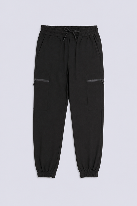 ZIPPED CARGO JOGGER TROUSER