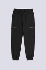 ZIPPED CARGO JOGGER TROUSERS