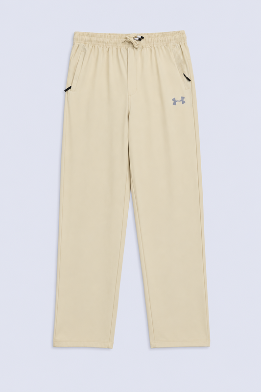 STRAIGHT FIT ZIPPED PERFORMANCE TROUSERS