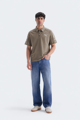 Men’s Performance Stripe T-Shirt - L-Brown