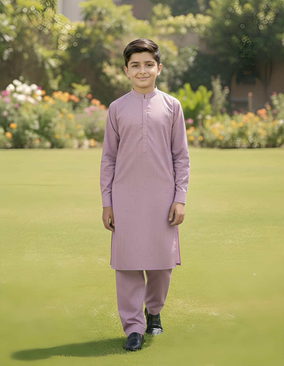 Comfort - Boy Light Peach Kameez Shalwar