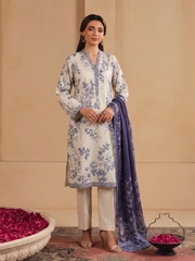 Basic Printed Lawn 3-Pieces Stitched