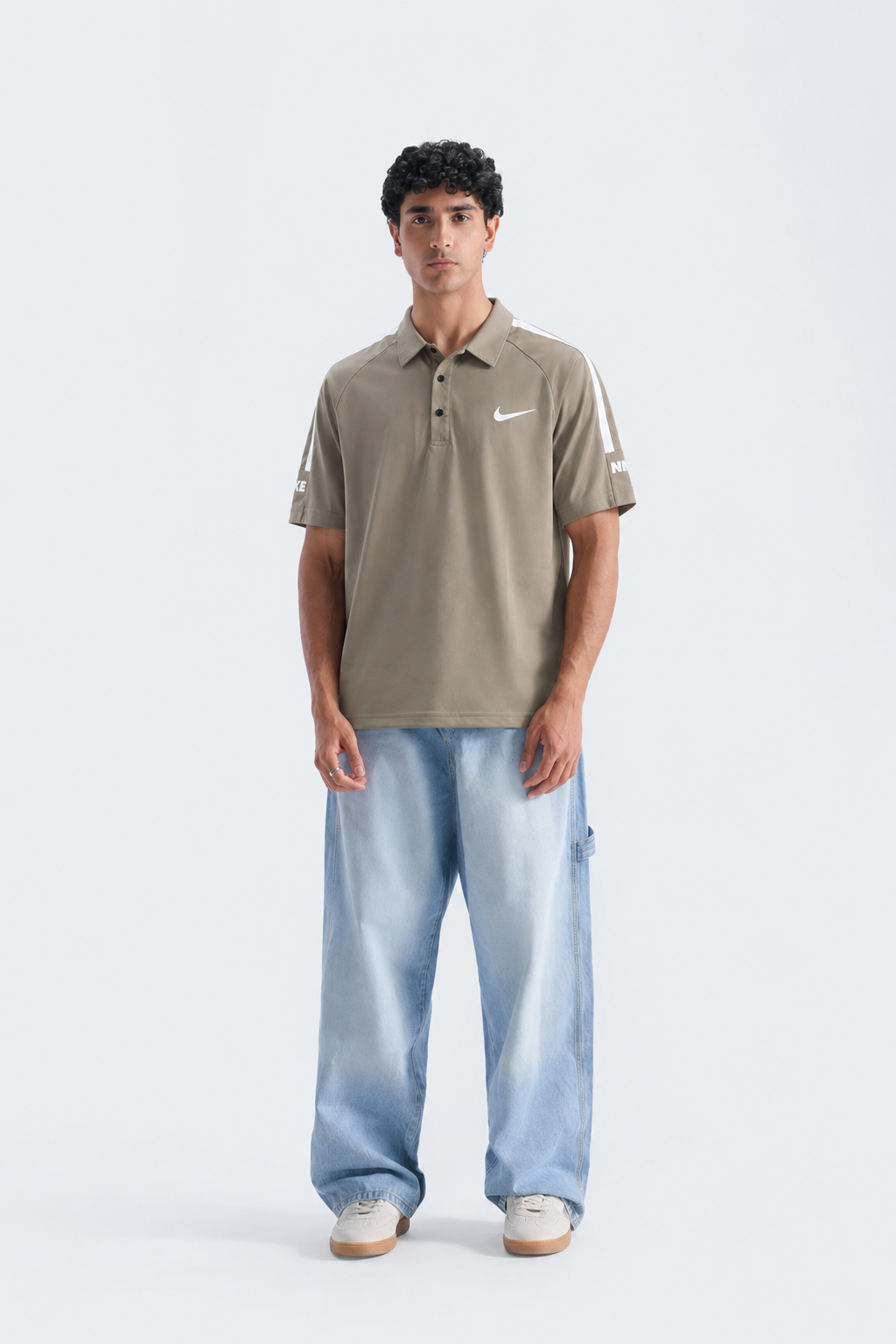Men’s Performance Stripe T-Shirt - Camel