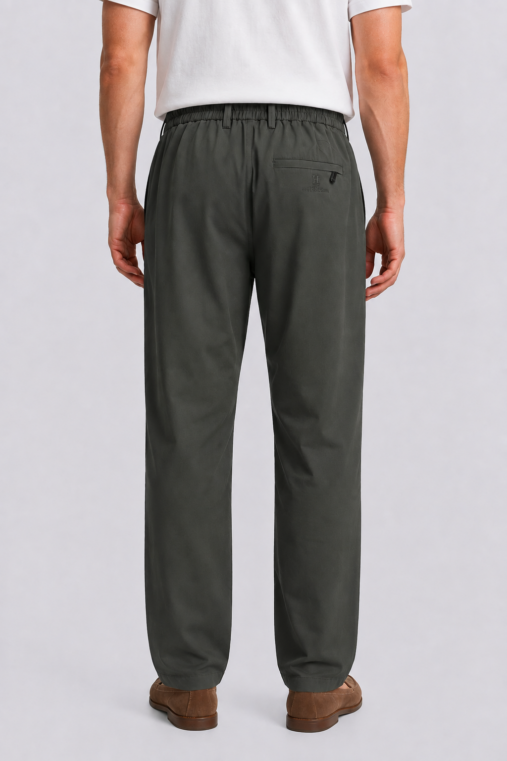 RELAXED FIT STRAIGHT TROUSERS
