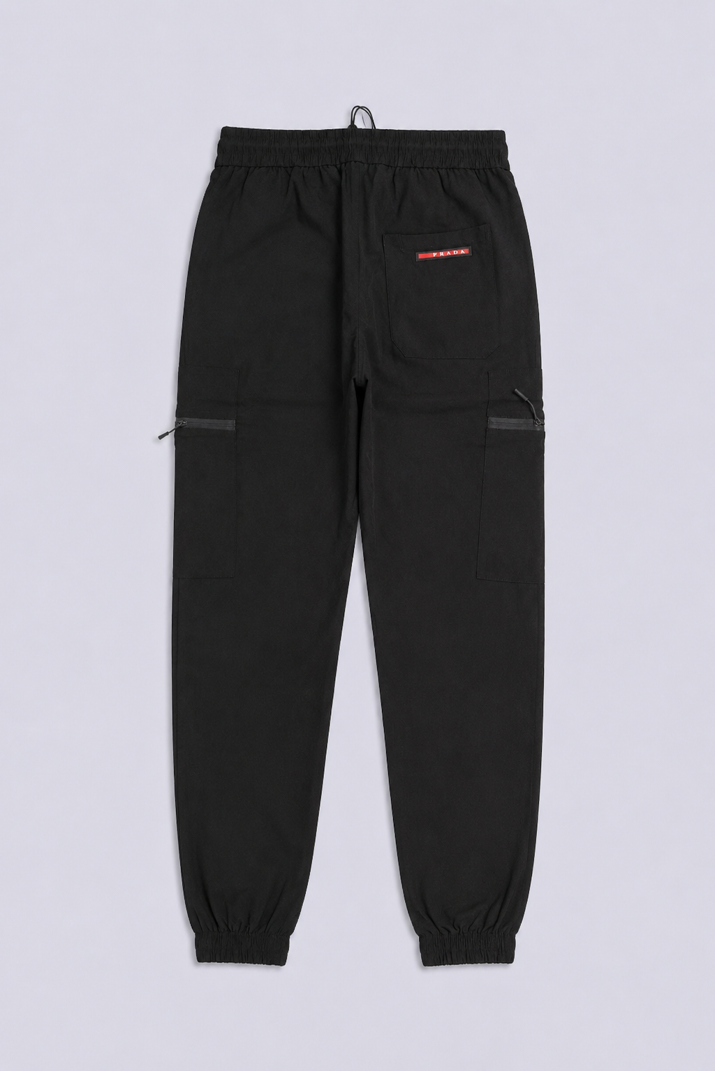 ZIPPED CARGO JOGGER TROUSERS