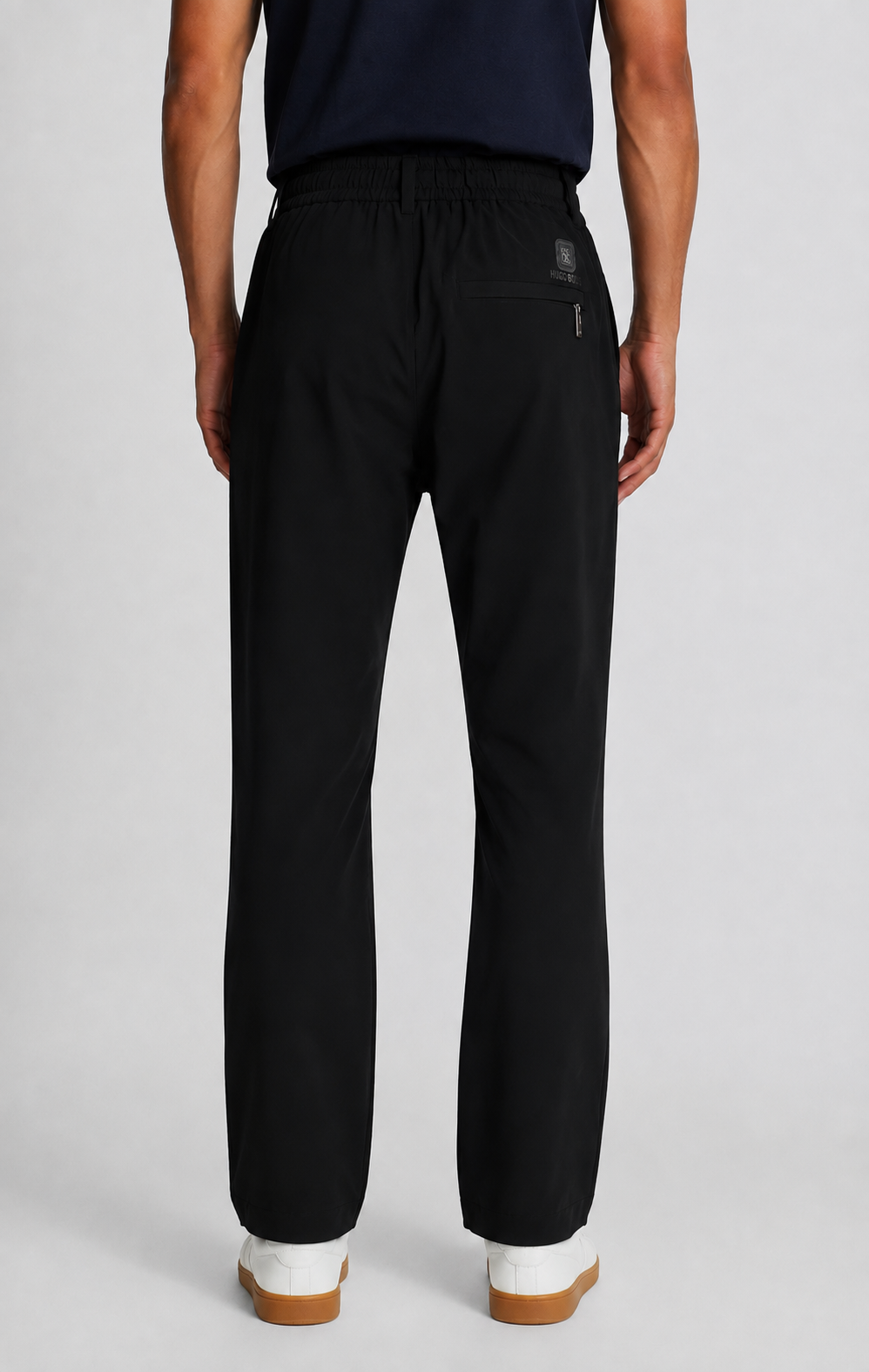 RELAXED FIT STRAIGHT TROUSERS