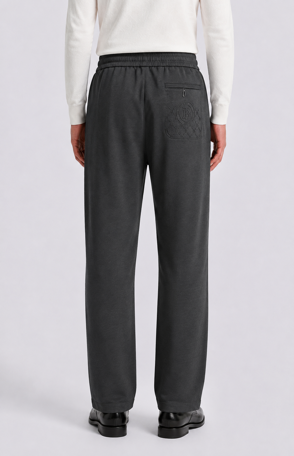 RELAXED FIT STRAIGHT TROUSERS