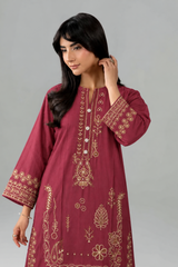 Embroidered Khaddar 3PC Stitched Suit