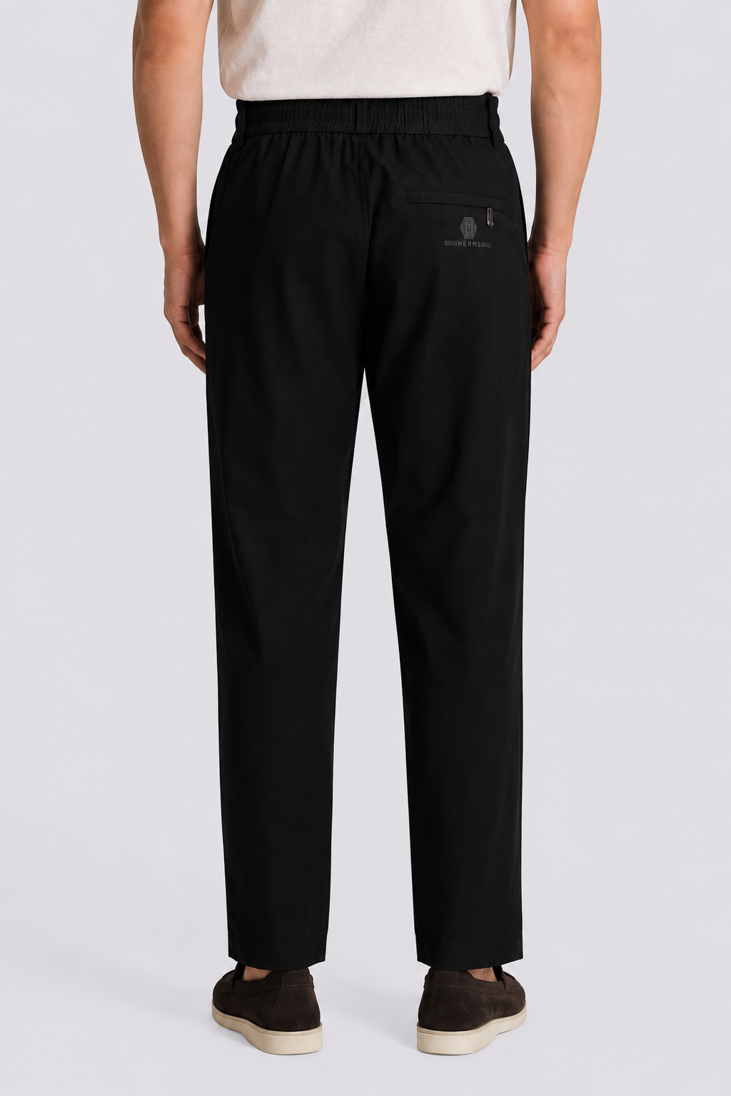 RELAXED FIT STRAIGHT TROUSERS