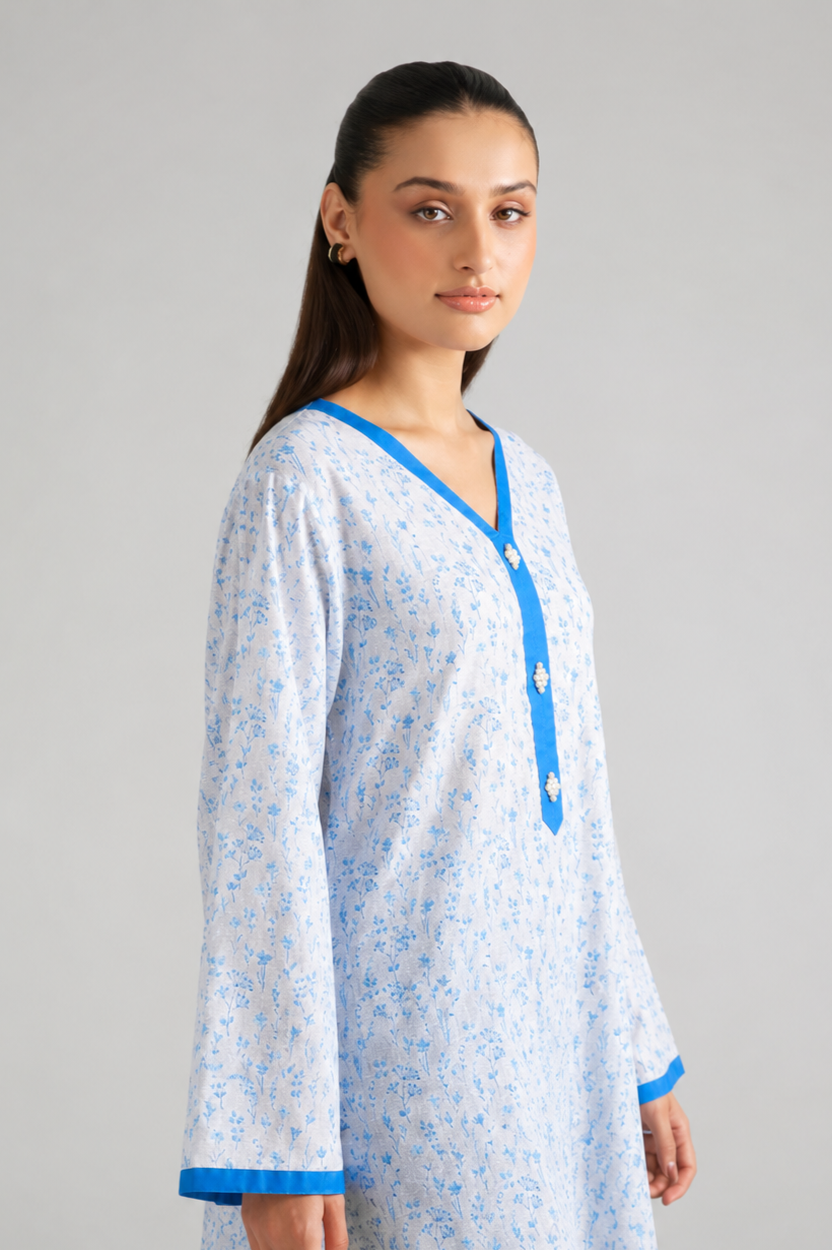 Basic Printed Lawn 3-Pieces Stitched