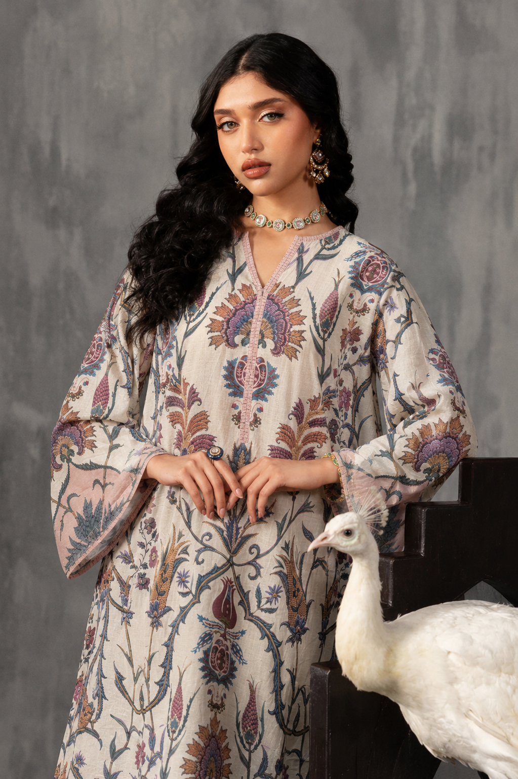 Basic Printed Lawn 3-Pieces Stitched